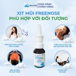 Xịt mũi Novocare Freenose nước muối ưu trương giảm ngạt mũi, chảy nước mũi 20ml 5