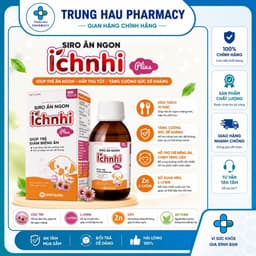 Siro Ăn ngon Ích Nhi Plus (chai) - TPBVSK Hỗ Trợ Trẻ Ăn Ngon, Giảm Biếng Ăn, Tăng Hấp Thu Và Sức Đề Kháng - Lọ 100ml 1
