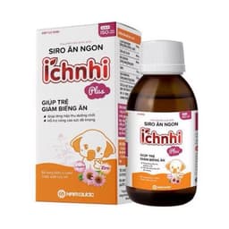 Siro Ăn ngon Ích Nhi Plus (chai) - TPBVSK Hỗ Trợ Trẻ Ăn Ngon, Giảm Biếng Ăn, Tăng Hấp Thu Và Sức Đề Kháng - Lọ 100ml 2
