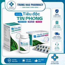 Thực Phẩm Bảo Vệ Sức Khỏe Tiêu Độc Tín Phong - Thanh Nhiệt, Mát Gan, Giải Độc Gan, Giảm Nóng Trong 1