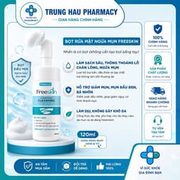 Bọt rửa mặt cho da dầu mụn Freeskin - Novocare - Làm sạch sâu, hỗ trợ giảm mụn và bã nhờn, không gây khô căng da 120ml 1