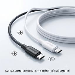 [Super Sale] Cáp Sạc Nhanh Type-C to Type-C Joyroom S-A9 60W – Dài 1ml 6