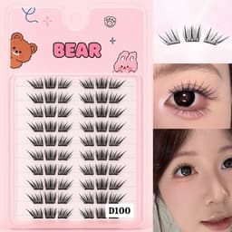 [LINK 2] Mi Giả BEAR KHÔNG KEO Tự Nhiên 10 Hàng Mi ĐEN Mềm Mại Nhiều Kiểu Dáng Tiện Dụng 9