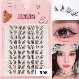 [LINK 2] Mi Giả BEAR KHÔNG KEO Tự Nhiên 10 Hàng Mi ĐEN Mềm Mại Nhiều Kiểu Dáng Tiện Dụng 3