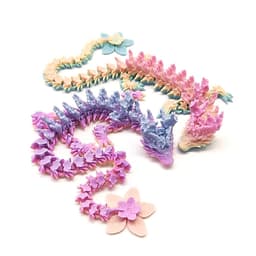 Đồ chơi 3d In Hoa Anh Đào Rồng Đồ Trang Trí Rồng Trung Quốc Khớp Di Chuyển Đồ Chơi Sáng Tạo Thủ Công Mẫu 3