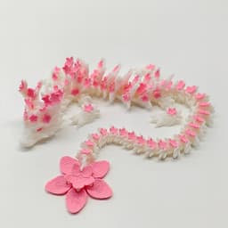 Đồ chơi 3d In Hoa Anh Đào Rồng Đồ Trang Trí Rồng Trung Quốc Khớp Di Chuyển Đồ Chơi Sáng Tạo Thủ Công Mẫu 7