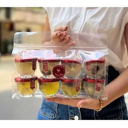 {1kg} Túi zip trong 8 cạnh đựng bánh kẹo, đựng hũ yến quai sách nằm ngang 9