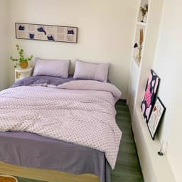Bộ vỏ chăn ga gối Cotton Đũi 4 món phong cách Hàn Quốc,thiết kế viền chỉ mới lạ chất vải thoáng mát mềm mịn 4