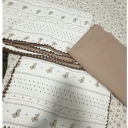 Bộ vỏ chăn ga gối Cotton Đũi 4 món phong cách Hàn Quốc,thiết kế viền chỉ mới lạ chất vải thoáng mát mềm mịn 2