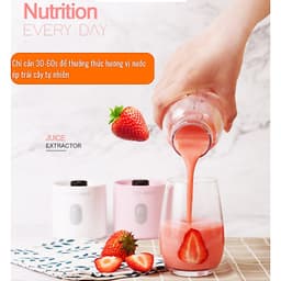 Máy Xay Sinh Tố Cầm Tay MEET JUICE - Máy Say Sinh Tố Mini - Dung tích 500ml Thời Gian Xay Chỉ 30-60s 4