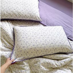 Bộ vỏ chăn ga gối Cotton Đũi viền chỉ in hoạ tiết cute,vỏ chăn có khoá kéo lồng ruột,ga bo chun mọi kích cỡ 3
