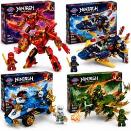 Bộ đồ chơi lắp ráp ninja go 252 chi tiết , xếp hình cho bé trai , phát triển tư duy 1