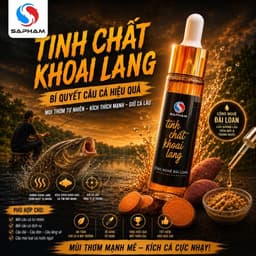 [Rẻ Vô Địch] Tinh Chất Khoai Lang Sapham 30ml - Mùi Thơm Tự Nhiên, Kích Thích Mạnh, Giữ Cá Lâu 1