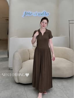 <Đầm Bầu Quynhanhhoue> (QC) Váy len xoè Qc0060 4