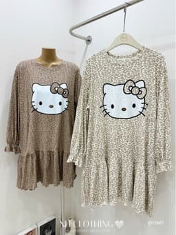 <Đầm Bầu Quynhanhhoue> (QC) váy hello kitty M11961 sm 6