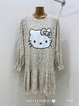 <Đầm Bầu Quynhanhhoue> (QC) váy hello kitty M11961 sm 9