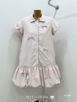<Đầm Bầu Quynhanhhoue> (NH CLOTHING)Váy suông váy gió nơ M11968 sm 8