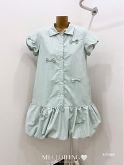 <Đầm Bầu Quynhanhhoue> (NH CLOTHING)Váy suông váy gió nơ M11968 sm 7