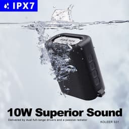 Loa Bluetooth 𝗞𝗢𝗟𝗘𝗘𝗥 𝗦𝟯𝟭 10W bass căng chống nước IPX7 Diy - 9