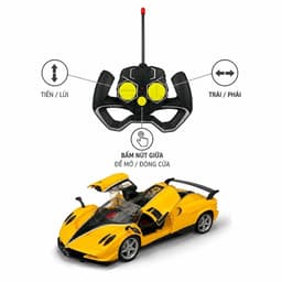 Xe ô tô điều khiển từ xa ,siêu xe pagani điều khiển có mở cửa ,tỷ lệ 1:18,nhựa abs ,pin không sạc 2
