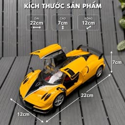 Xe ô tô điều khiển từ xa ,siêu xe pagani điều khiển có mở cửa ,tỷ lệ 1:18,nhựa abs ,pin không sạc 1