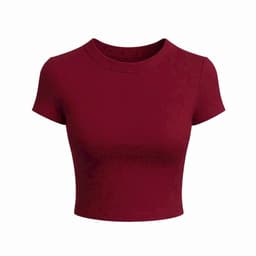 < Rẻ Vô Địch > bé gái 30 - 48kg sét bộ quần dài kẻ caro đỏ + mix áo croptop tăm lạnh trơn co dãn 4