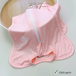Nhộng chũn ngủ cho bé sơ sinh thun lạnh co giãn 4 chiều mềm mịn mát giúp bé ngủ ngon giấc 5