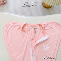 Nhộng chũn ngủ cho bé sơ sinh thun lạnh co giãn 4 chiều mềm mịn mát giúp bé ngủ ngon giấc 4