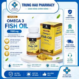 Viên uống dầu cá thiên nhiên Omega 3 Fish Oil 1100mg Boston Pharma- Lọ 100 viên 1