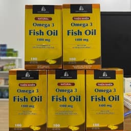 Viên uống dầu cá thiên nhiên Omega 3 Fish Oil 1100mg Boston Pharma- Lọ 100 viên 5