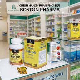 Viên uống dầu cá thiên nhiên Omega 3 Fish Oil 1100mg Boston Pharma- Lọ 100 viên 4
