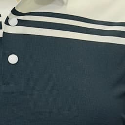 Áo polo nam Owen màu xanh trắng kẻ ngang body fit APV262060 7