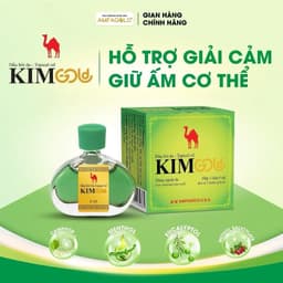 Dầu gió bôi da Kim Gold hiệu con lạc đà 6ml - Hỗ trợ giải cảm, giữ ấm cơ thể 2