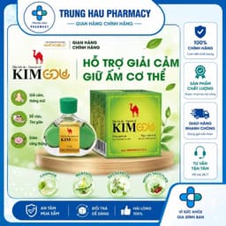 Dầu gió bôi da Kim Gold hiệu con lạc đà 6ml - Hỗ trợ giải cảm, giữ ấm cơ thể 1