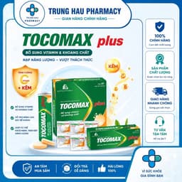 Viên sủi C Tocomax Plus Boston Pharma - Hỗ trợ tăng cường sức đề kháng (Hộp 10 viên nén sủi bọt) 1