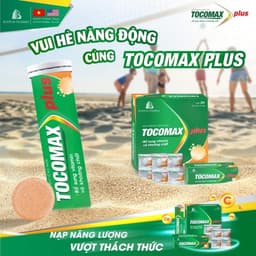 Viên sủi C Tocomax Plus Boston Pharma - Hỗ trợ tăng cường sức đề kháng (Hộp 10 viên nén sủi bọt) 4