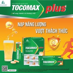 Viên sủi C Tocomax Plus Boston Pharma - Hỗ trợ tăng cường sức đề kháng (Hộp 10 viên nén sủi bọt) 2