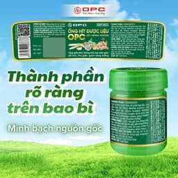 ỐNG HÍT DƯỢC LIỆU OPC - Thảo dược thiên nhiên Việt Nam 5