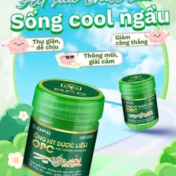 ỐNG HÍT DƯỢC LIỆU OPC - Thảo dược thiên nhiên Việt Nam 3