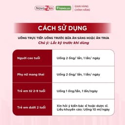 [TPBVSK] NOVOCAL MG dạng ống - Bổ sung Canxi hữu cơ dạng nước kết hợp Magie nhà NovoZen (ống 10ml) 6