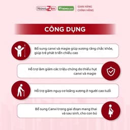 [TPBVSK] NOVOCAL MG dạng ống - Bổ sung Canxi hữu cơ dạng nước kết hợp Magie nhà NovoZen (ống 10ml) 4
