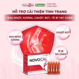 [TPBVSK] NOVOCAL MG dạng ống - Bổ sung Canxi hữu cơ dạng nước kết hợp Magie nhà NovoZen (ống 10ml) 2