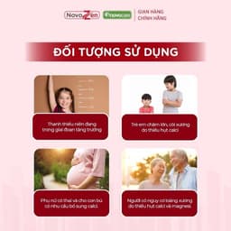 [TPBVSK] NOVOCAL MG dạng ống - Bổ sung Canxi hữu cơ dạng nước kết hợp Magie nhà NovoZen (ống 10ml) 3