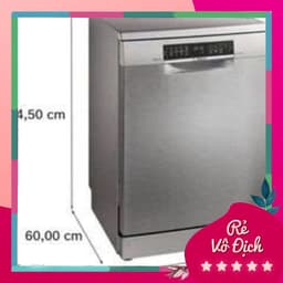 MÁY RỬA BÁT BOSCH SMS6ZCI01P SERIE 6 ĐỘC LẬP - NK ĐỨC, BẢO HÀNH 3 NĂM, HÀNG CHÍNH HÃNG 5