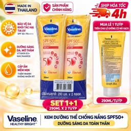 [ HÀNG THÁI] sữa dưỡng thể BODY -CHỐNG NẮNG VASELINE NỘI ĐỊA THÁI LAN 290ml/chai 9