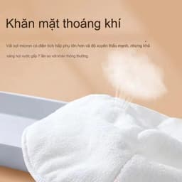 Khăn Mặt Nạ Chườm Nóng Lạnh Spa – Khăn Đắp Mặt Mềm Mịn, Hỗ Trợ Mở Lỗ Chân Lông, Chăm Sóc Da Tại Nhà QM-STORE 2