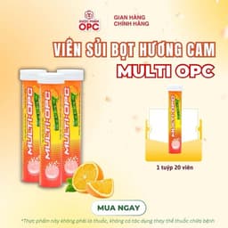 Viên Sủi Multi-OPC - Bổ sung vitamin C và khoáng chất, tăng cường sức khỏe 4