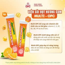 Viên Sủi Multi-OPC - Bổ sung vitamin C và khoáng chất, tăng cường sức khỏe 3