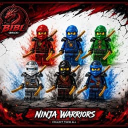 [CÓ SẴN][IN LƯNG]Mô Hình Lắp Ghép Ninjago Season 7-Minifigures Ninjago 1