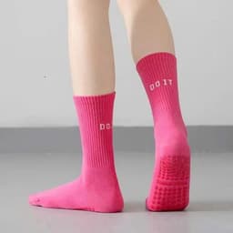 (Được Chọn Màu)Tất Vớ Tập Yoga Chống Trơn Trượt, Tất Dệt Kim Dày Dặn, Co giãn tt93 1